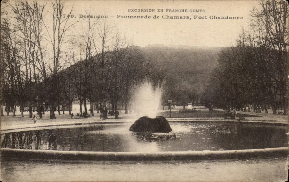 Besançon — Promenade de Chamars, Fort Chaudanne — Ausflug in die Franche-Comté - Vorderseite