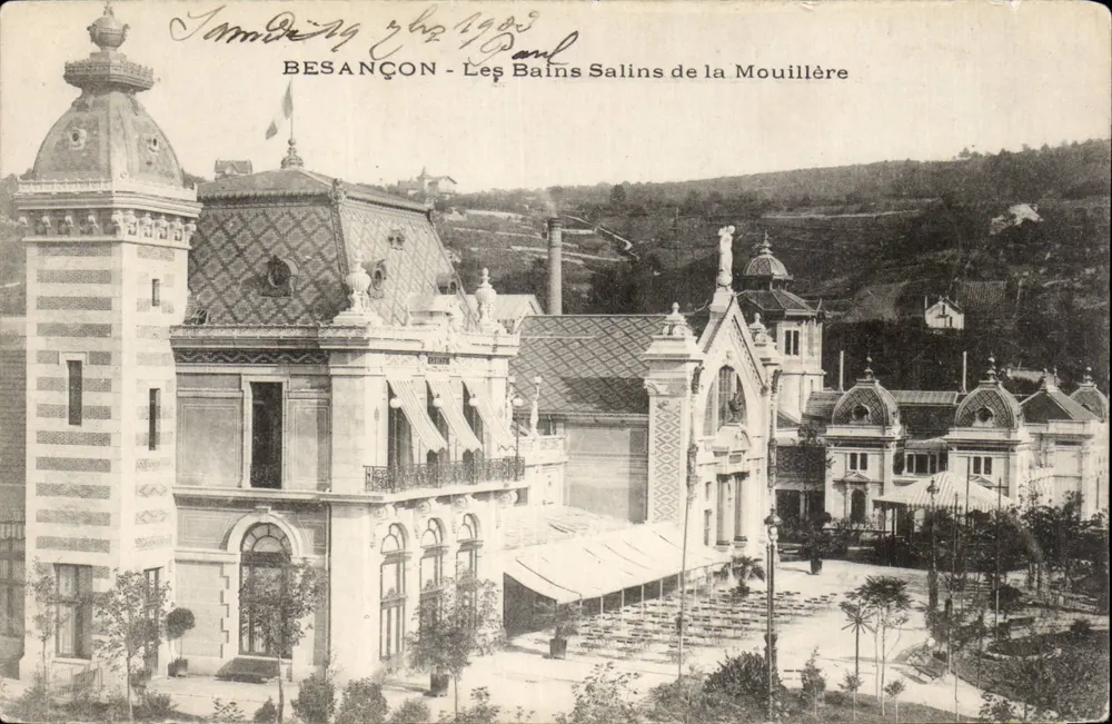 Besançon - Les Bains Salins de la Mouillère — unbekannter Verlag, Seriennummer nicht sichtbar - Vorderseite