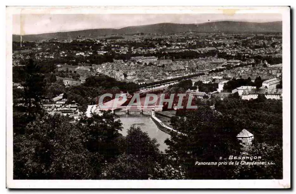 Besançon — Panorama tirado da Chaudanne — L.L. n°2 - Frente
