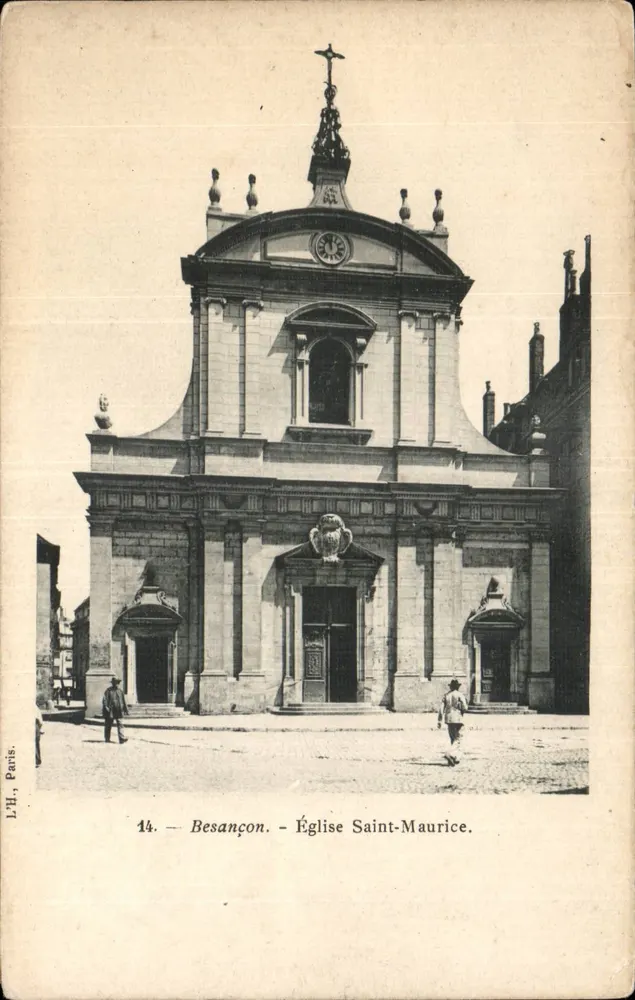 Besançon — Kirche Saint-Maurice — L'H. Paris, n°14 - Vorderseite
