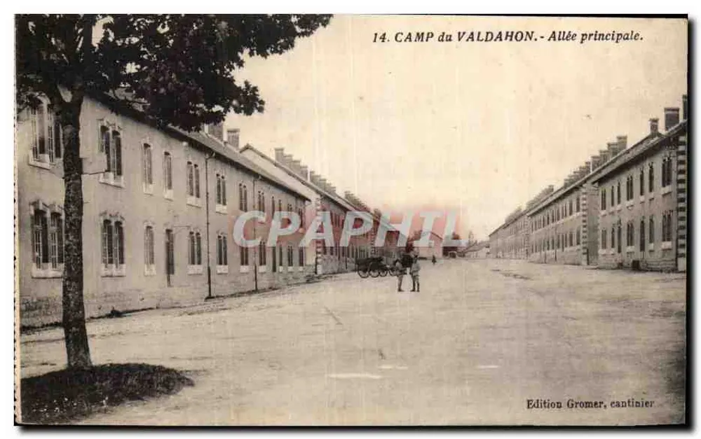 Camp Valdahon — Hauptstraße — Edition Gromer, Kantinenbetrieb - Vorderseite