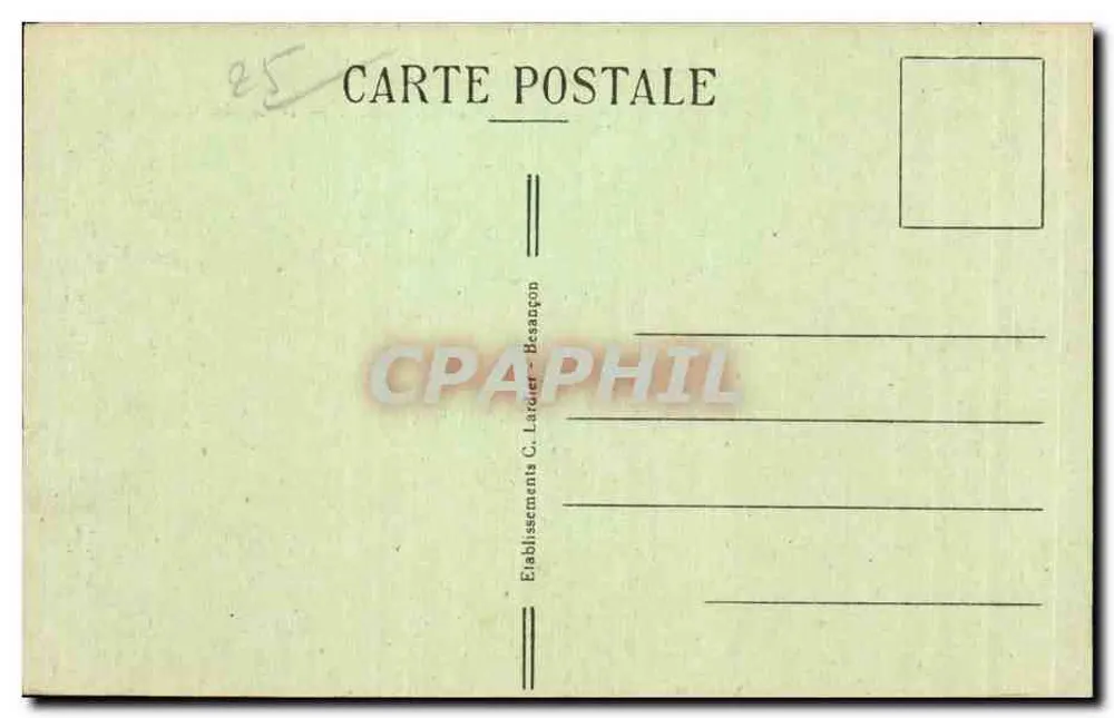 Tal der Loue — Maizières — N.-D. du Chêne — Piktische Stätten der Franche-Comté — n°706 - Rückseite