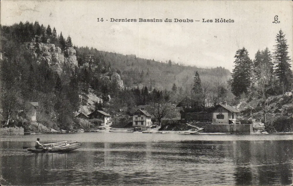 Letzte Becken des Doubs — Die Hotels — Verlag L. (Nr. 14) - Vorderseite