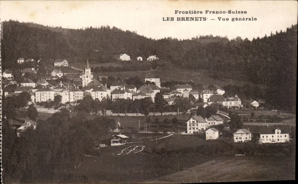 Les Brenets — Grenze Frankreich-Schweiz — Allgemeine Ansicht - Vorderseite