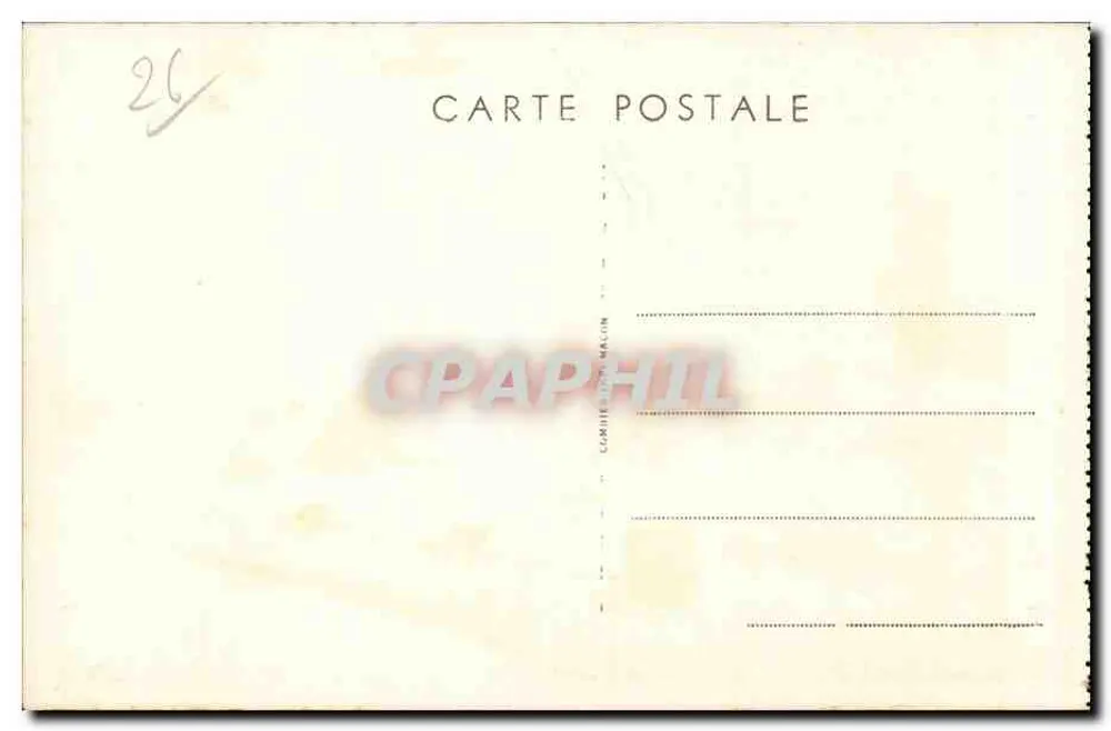 Montélimar — Um Olá de Montélimar — editor C. Malion, n° 26 - Verso