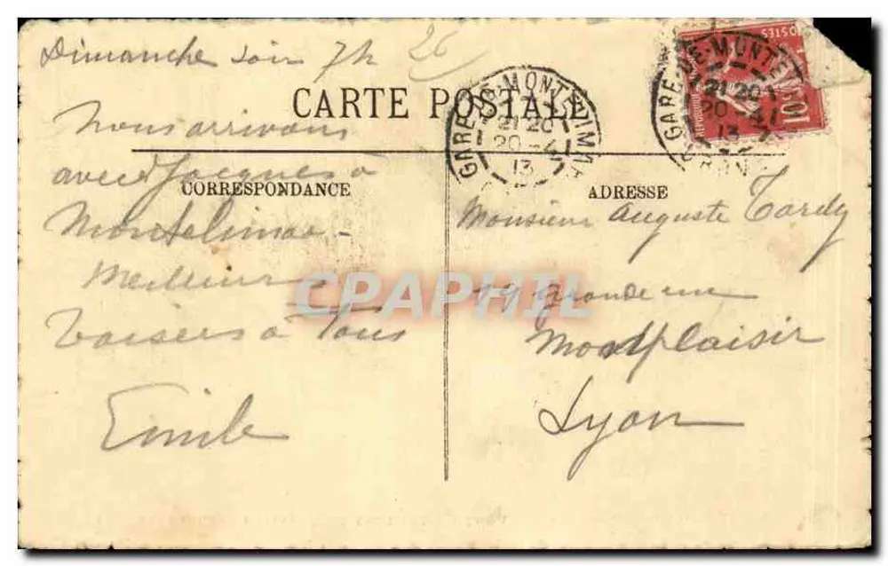 Montélimar — Ponte Eiffel, Ponte do Tramway e Bairro Espoulette — LL - Verso