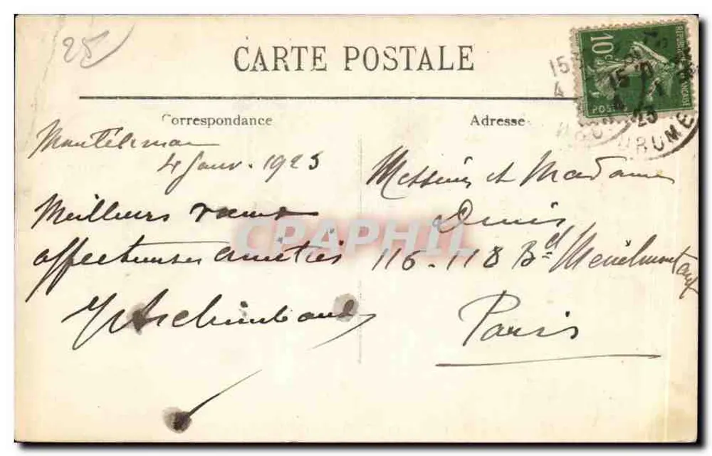 Montélimar — Ponte Eiffel, Ponte do Tramway e Bairro Espoulette — LL. n°31 - Verso