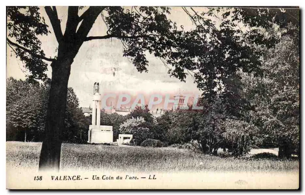 Valência — Um Canto do Parque — LL, n°158 - Frente