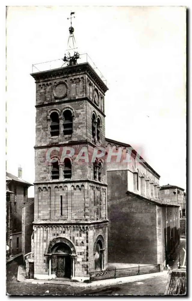 Kirche Saint-Jean-Baptiste — Turm des 12. Jahrhunderts — Les Éditions J. Cellard, Bron (Rhône) - Vorderseite