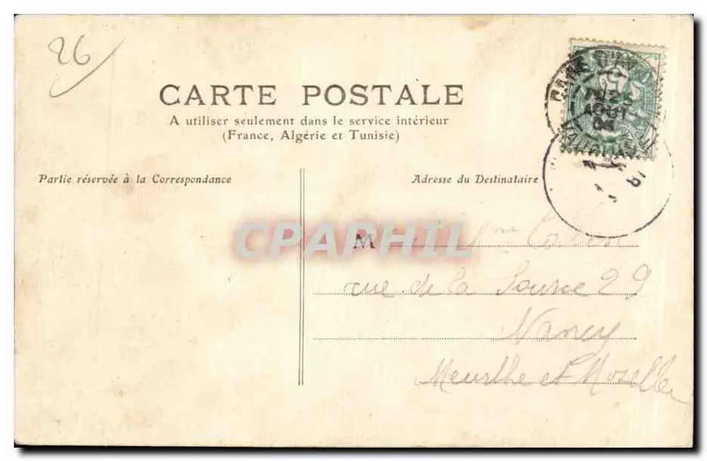 Valência — A Casa das Festas — Coleção Paris-Valência - Verso