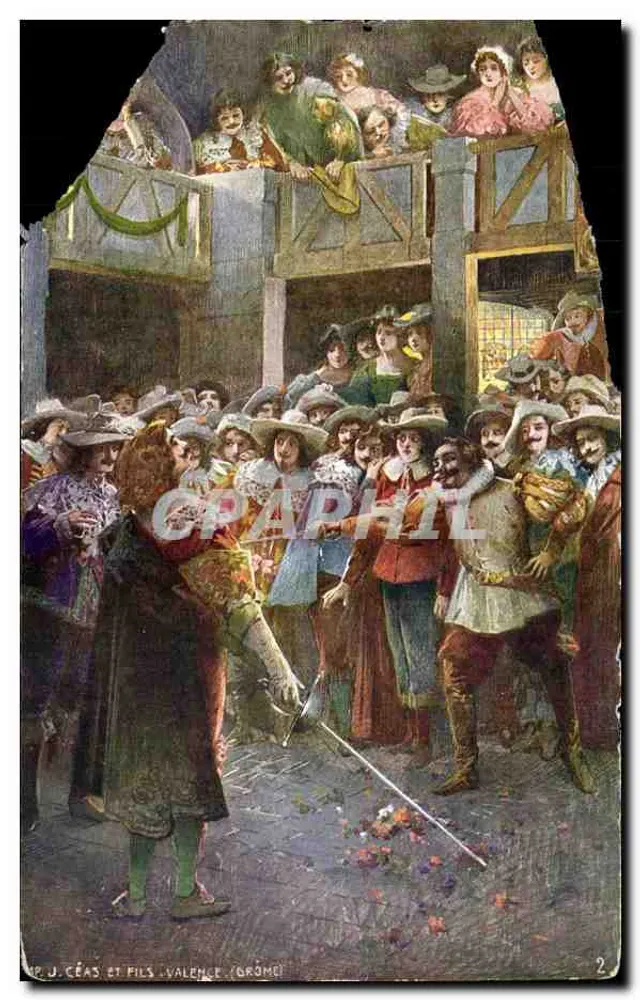 Scène de couronnement — illustration d'après une scène historique — J. CÉAS ET FILS, VALENCE (GRÔME) - Voorkant