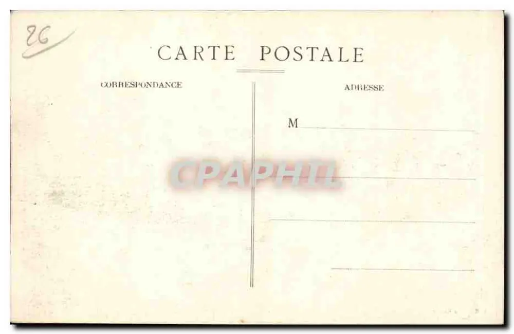 Valence - Ansicht der Place de la République und des Boulevard Bancel — veröffentlicht von A. La Porte Néoye - Rückseite