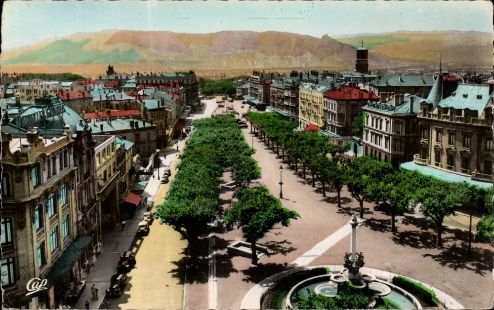 Valence — Perspectiva do Boulevard Bancel — C.A.P. (26) Paris - Frente
