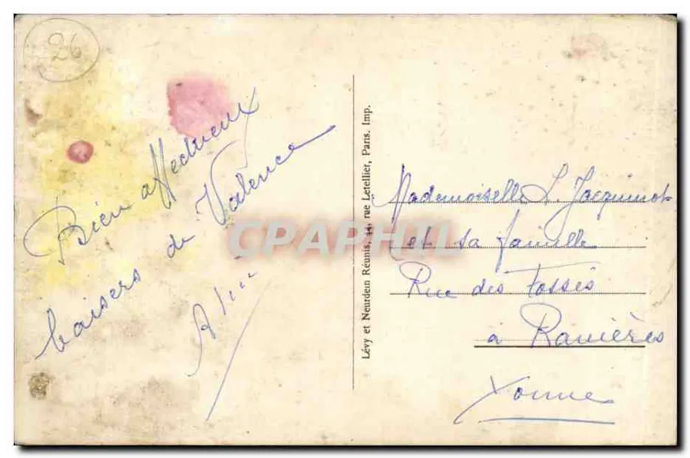 A Catedral — Valência — Lévy e Neudien Reunidos, n° 178 - Verso