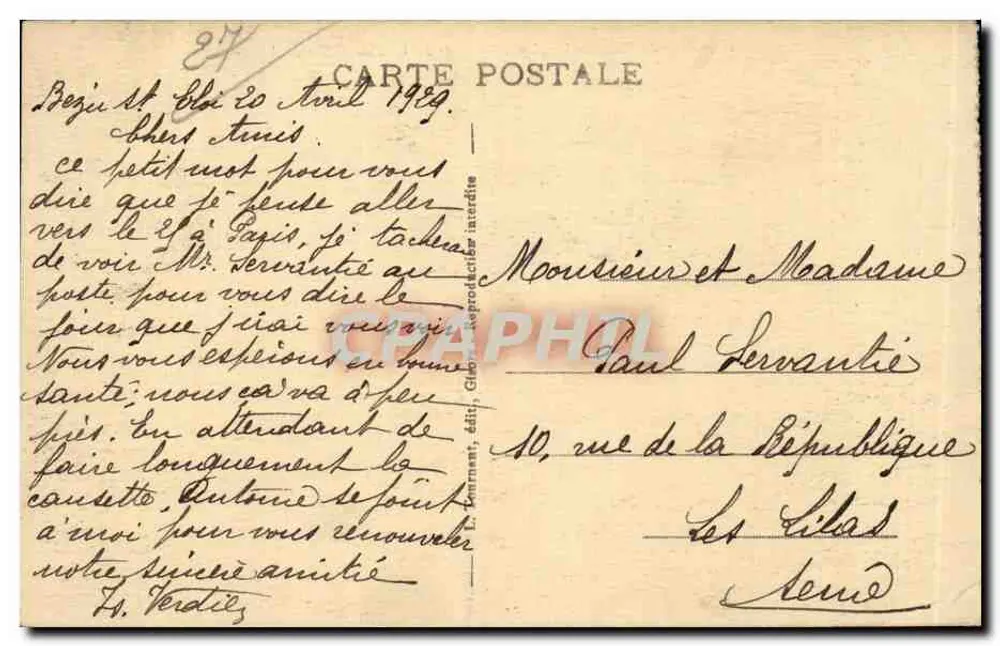 Gisors (Eure) — Die Kirche: Die Glockenturm (16. Jahrhundert) — Nr. 24 - Rückseite