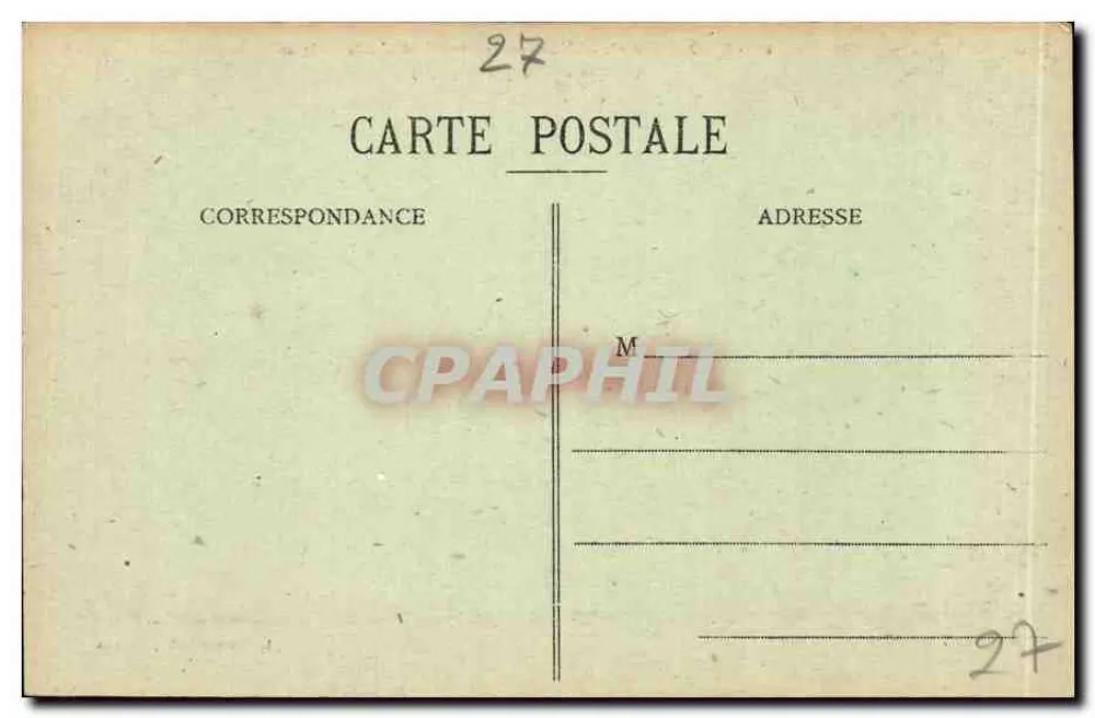 Gisors (Eure) — Die alte Haupteinfahrt des Schlosses (Zeit von Philippe Auguste) — L. Tournant, Verlag in Gisors - Rückseite