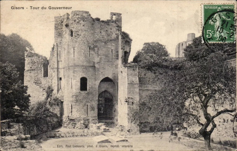 Gisors - Torre do Governador — editor Paul Lamaury, fotografia em Gisors, reprodução proibida - Frente