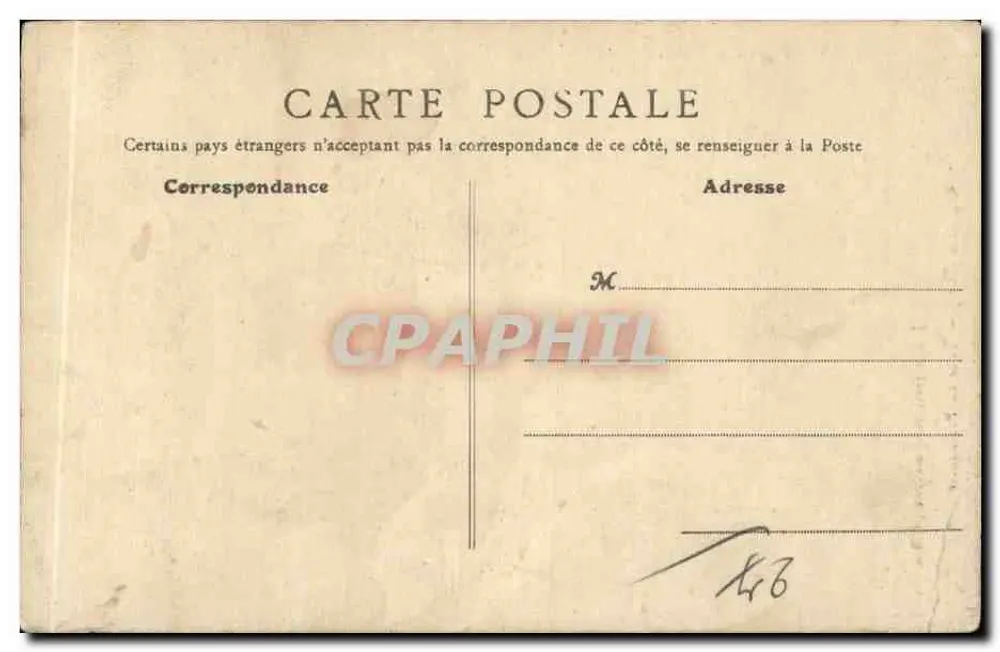 Gisors (Eure) — Torre do Prisioneiro — J. Bourgeix, editor-livreiro, Gisors (Eure) - Verso