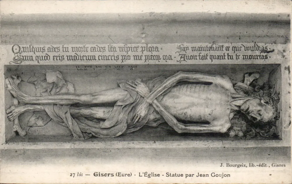 Gisors (Eure) - Die Kirche - Statue von Jean Goujon - Vorderseite