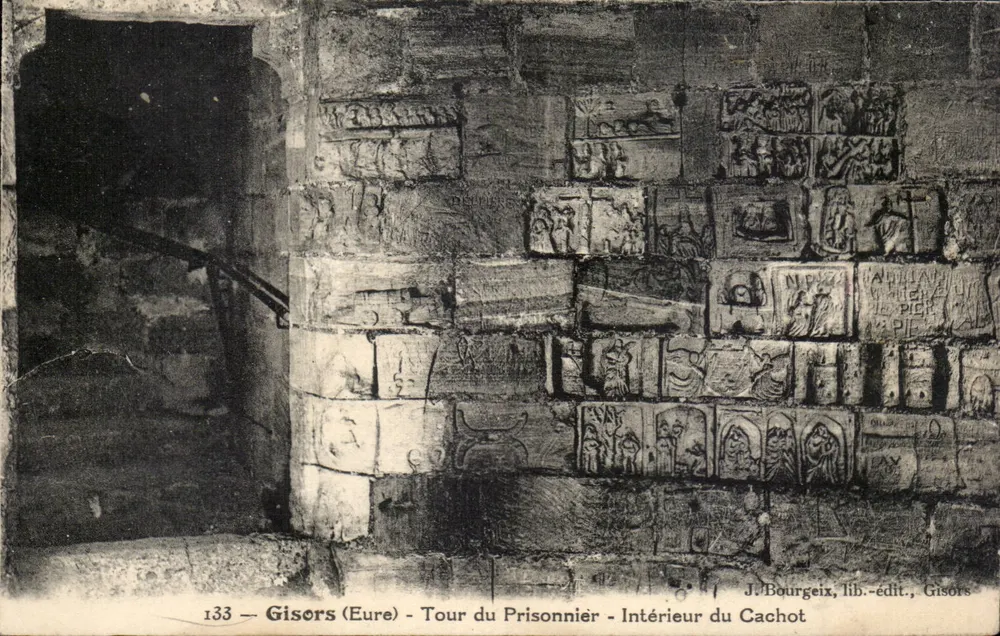 Gisors (Eure) — Tour du Prisonnier — Intérieur du Cachot — J. Bourgeix, lib.-edit., Gisors - Vorderseite