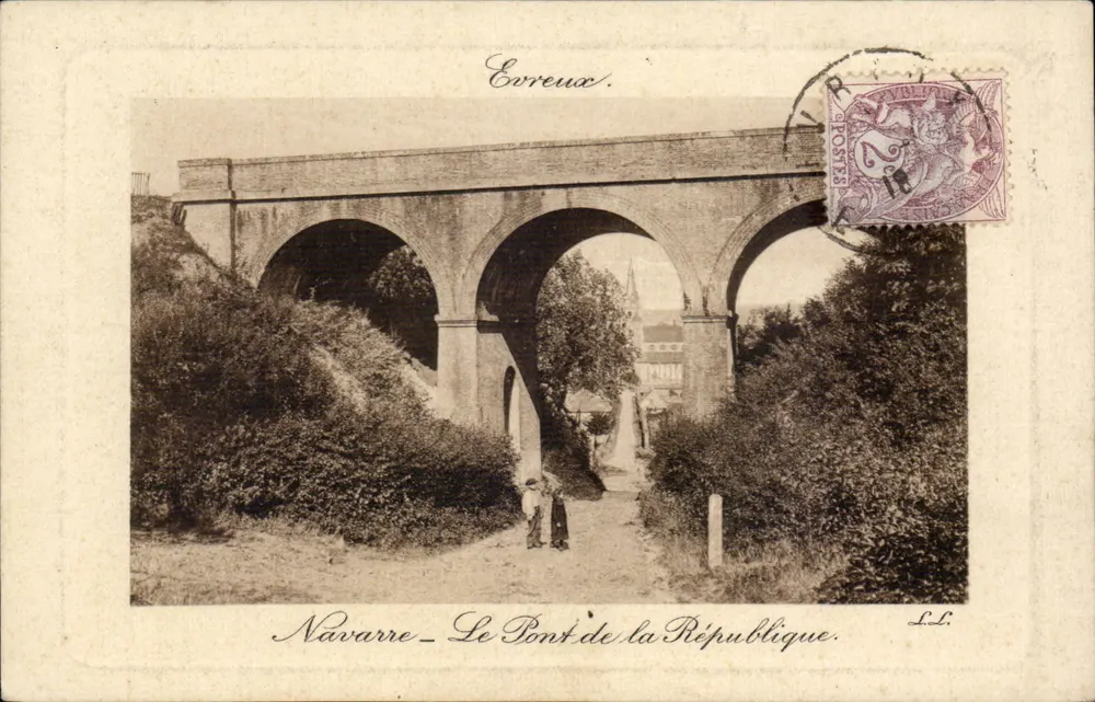 Navarre — El Puente de la República — Évreux - Anverso