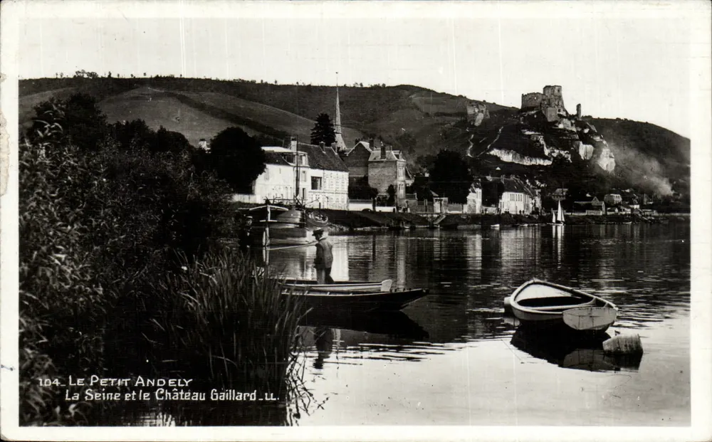 Le Petit Andely — Die Seine und das Schloss Gaillard — C.A.P. Paris - Vorderseite