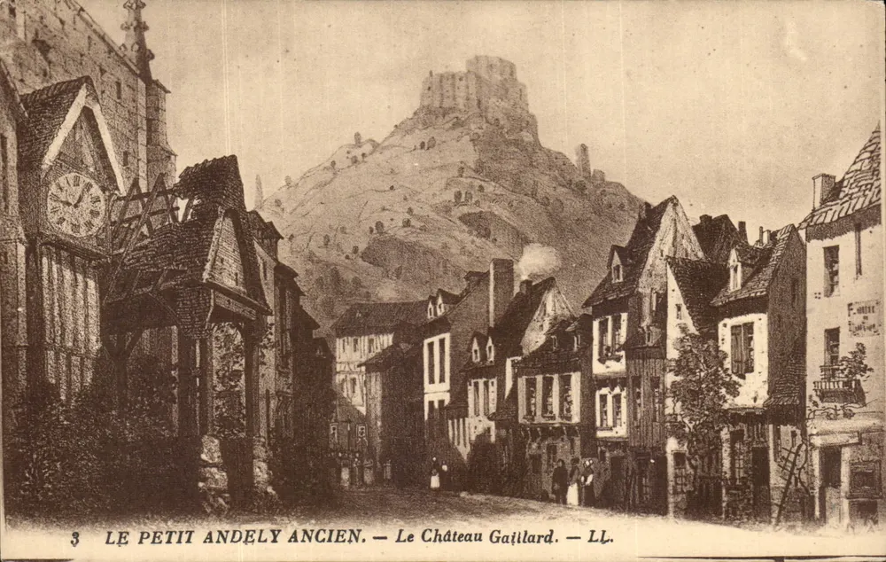 Das kleine Andely — Schloss Gaillard — LL. - Vorderseite