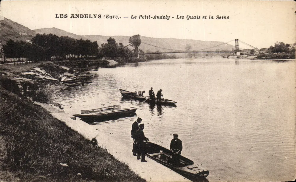 Les Andelys (Eure) — Le Petit-Andely — Die Ufer und die Seine — Edition Photo-Édition (Oise, Précy) - Vorderseite