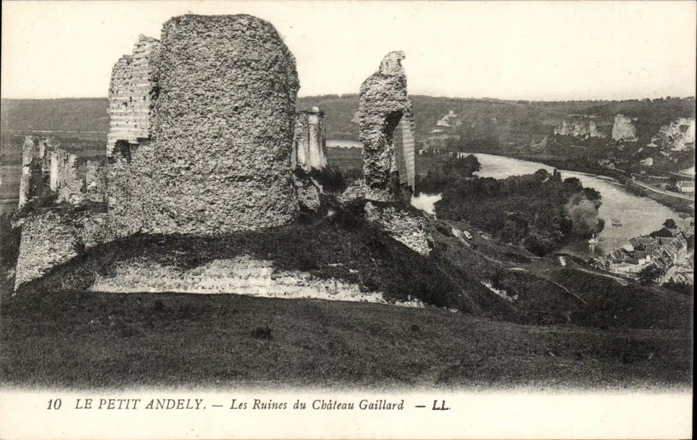 Le Petit Andely — Ruinen des Schlosses Gaillard — LL. N° 10 - Vorderseite