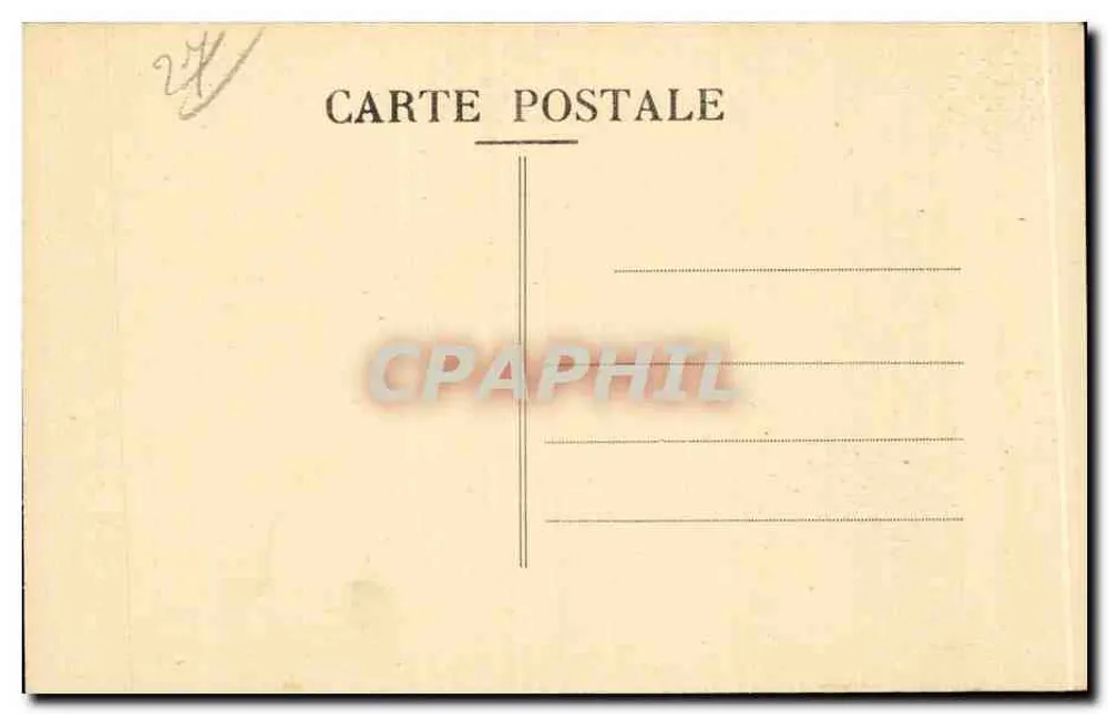 Verneuil (Eure) — Graue Turm, Burg aus dem 12. Jahrhundert — Librairie Boulé, Verneuil - Rückseite