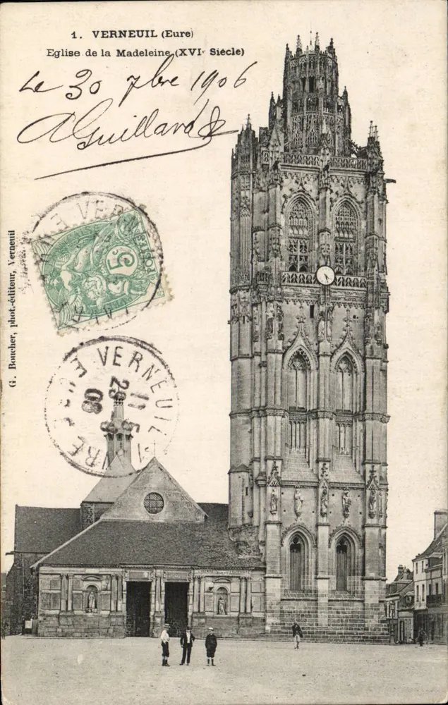 Verneuil (Eure) — Kirche der Madeleine (16. Jahrhundert) — G. Boarcher, Fotograf-Verlag, Verneuil - Vorderseite