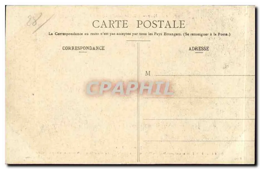 Castelo de Anet — construção sob Henri II — Ch. Foucault, editor, Dreux - Verso