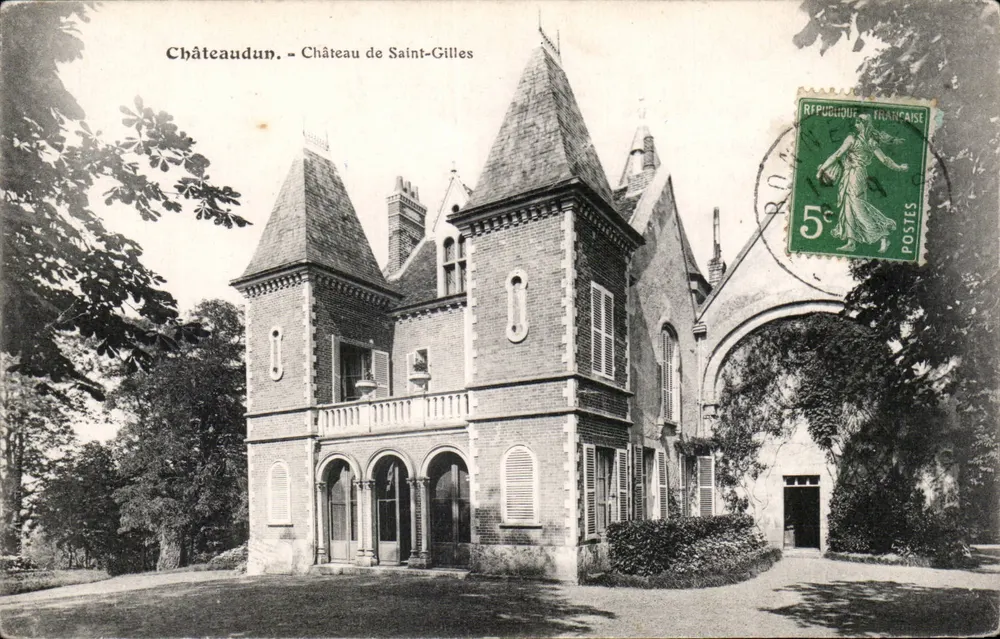 Châteaudun - Castelo de Saint-Gilles — editor não visível, número de série ilegível - Frente