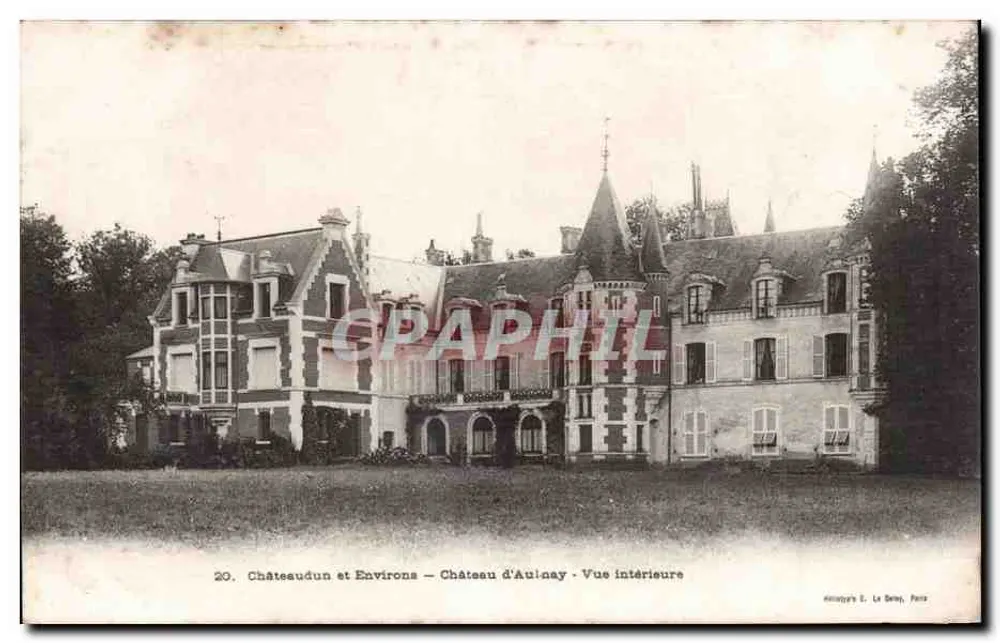 Schloss Aulnay — Innenansicht — Kérougny & Cie, Paris - Vorderseite