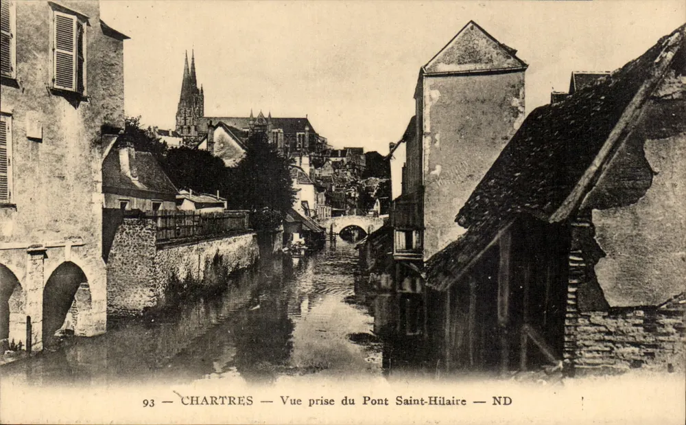 Chartres — Ansicht vom Pont Saint-Hilaire — ND - Vorderseite