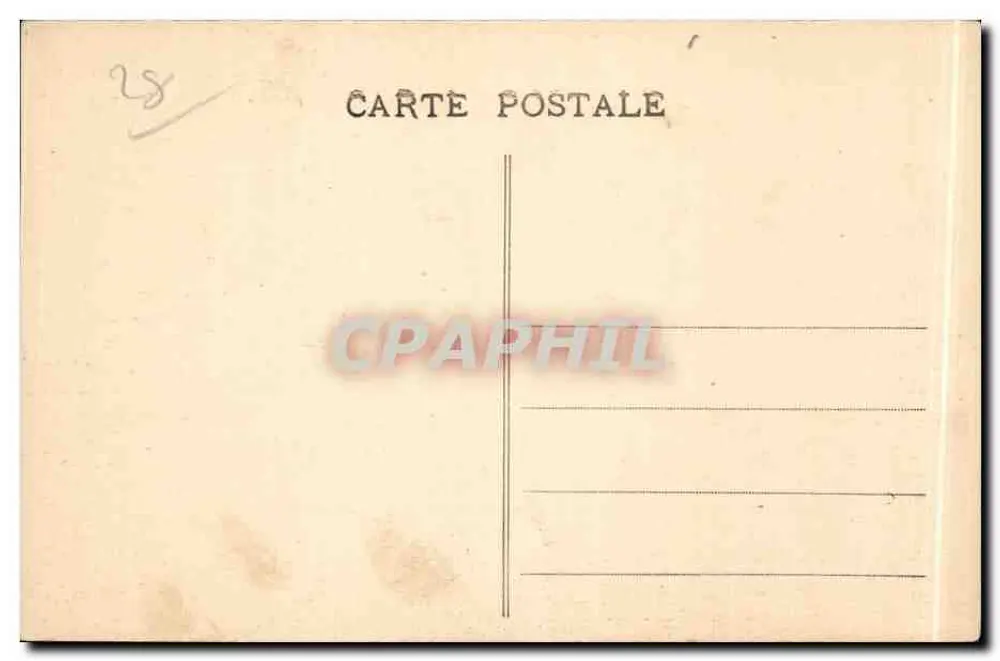 Chartres (E. und L.) — Ansicht der Eure vom Pont Saint-Hilaire — G. Foucault, Verlag Dreux - Rückseite