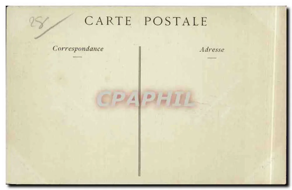 Chartres — O Liceu, lado da Capela — Collections ND Phot - Verso