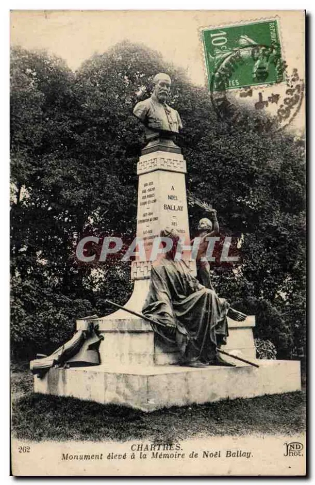 Charthes — Denkmal für Noël Ballay — NDHOL, n°262 - Vorderseite
