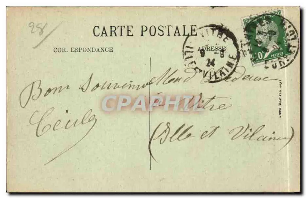 Chartres — Die Kathedrale — Notre-Dame-Sous-Terre — Die Kapelle Saint-Joseph — LL. 178 - Rückseite