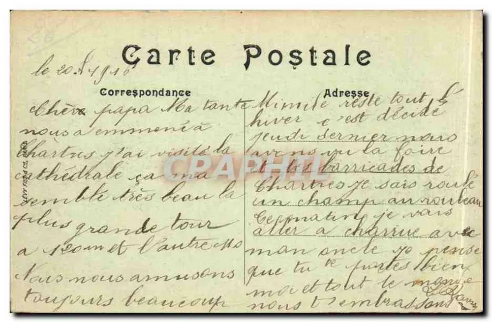 Chartres — Denkmal für die Kinder von Eure-et-Loir, die für das Vaterland starben — LL - Rückseite