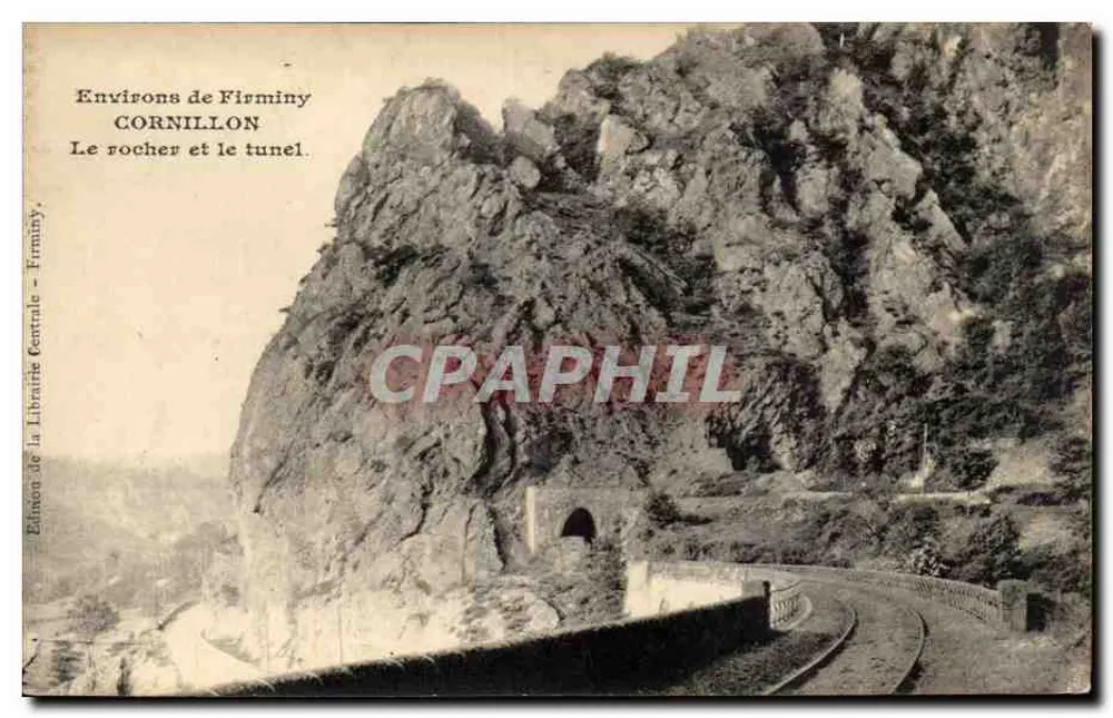 Umgebung von Firminy — Der Felsen und der Tunnel — Ausgabe der Zentralbibliothek — Firminy - Vorderseite