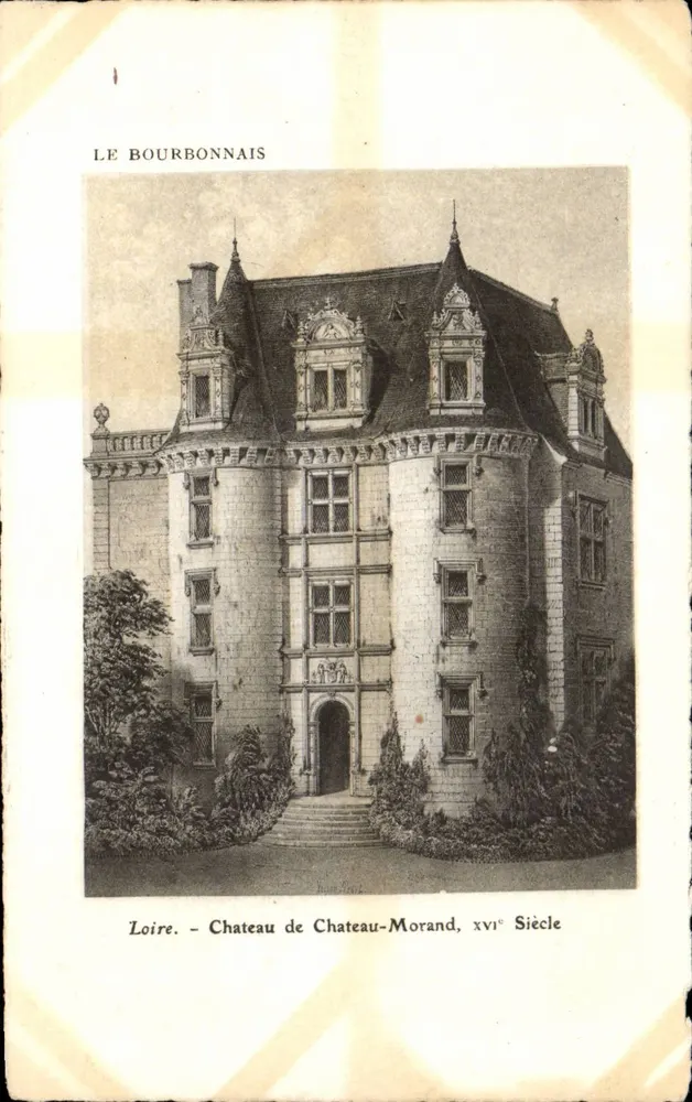 Zamek Château-Morand — Loara, XVI wiek — Wydawnictwo Artystyczne SUPRA Paryż - Awers