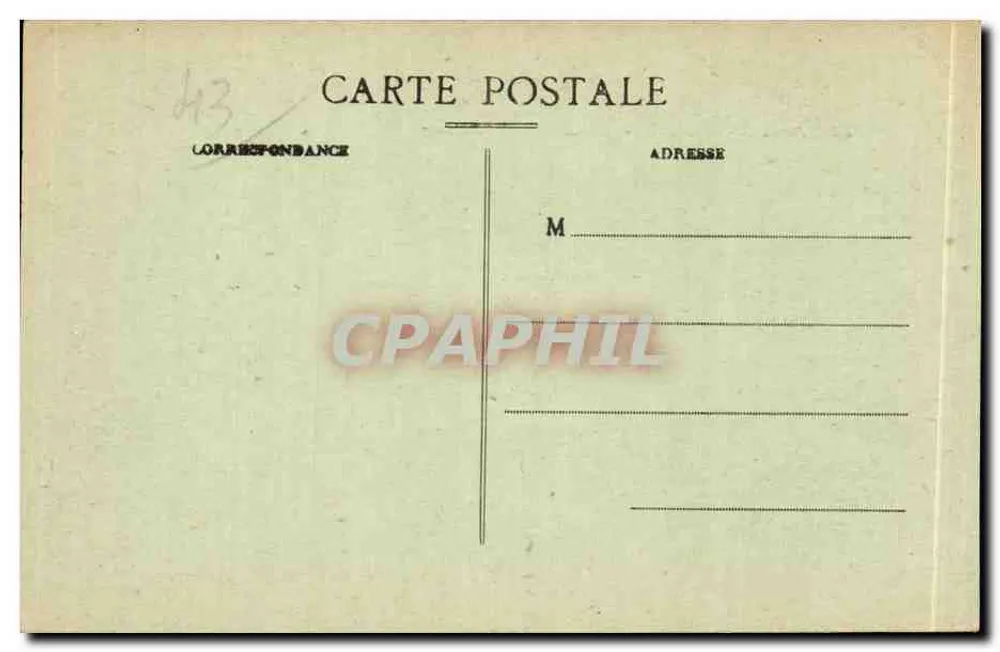 Le Puy - Panoramablick auf die Vier Felsen — V.M. n°29 - Rückseite