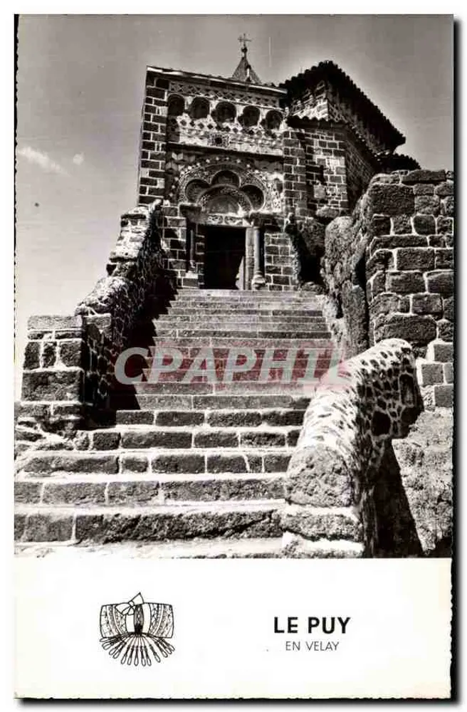 Le Puy-en-Velay — Portal der Kapelle Rocher Saint-Michel (11. Jahrhundert) — Photos Le Moulte - Vorderseite