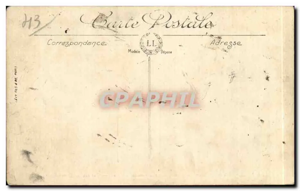 Le Puy — Musée Crozatier — Vercingétorix, der sich bei Cäsar ergibt — Gemälde von Lionel Royer — LL. 74 - Rückseite