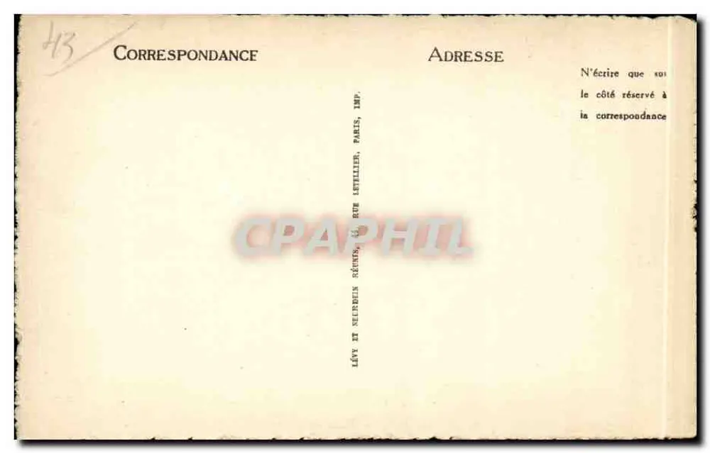 Le Puy — Place du Breuil — LL, n° 119 - Verso