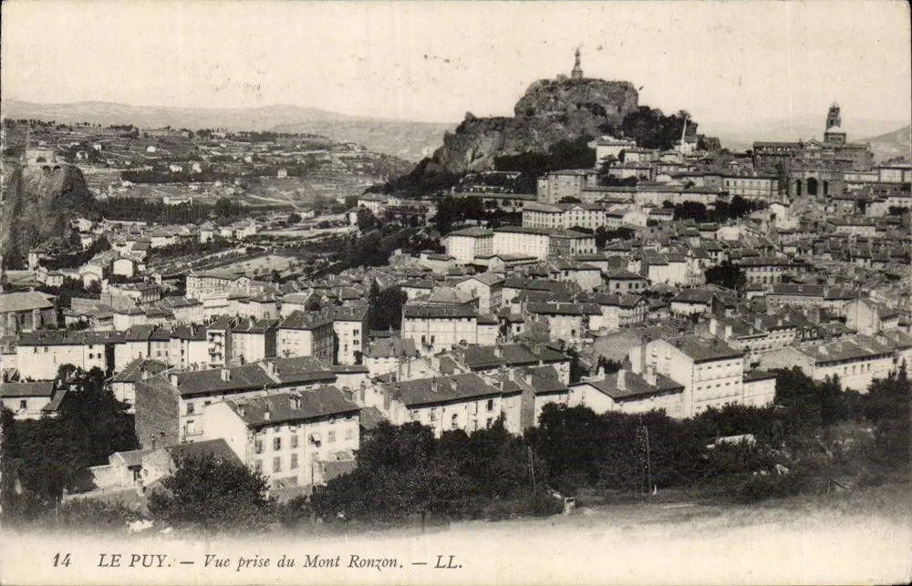 Le Puy — Ansicht vom Mont Ronzon — LL. — Nr. 14 - Vorderseite