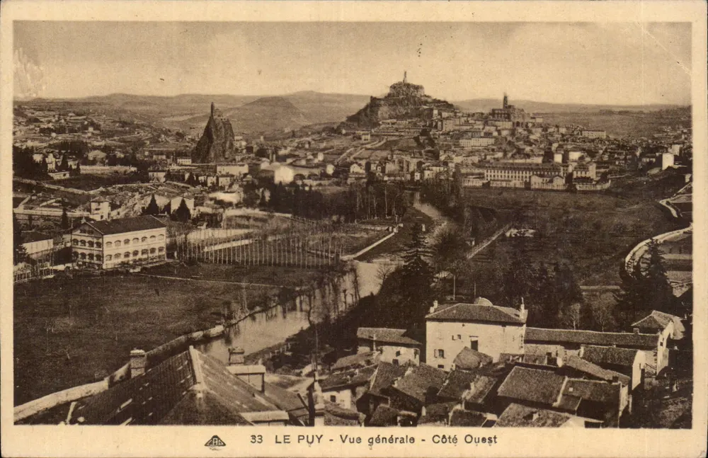 Le Puy - Vue générale - Côté Ouest - Recto