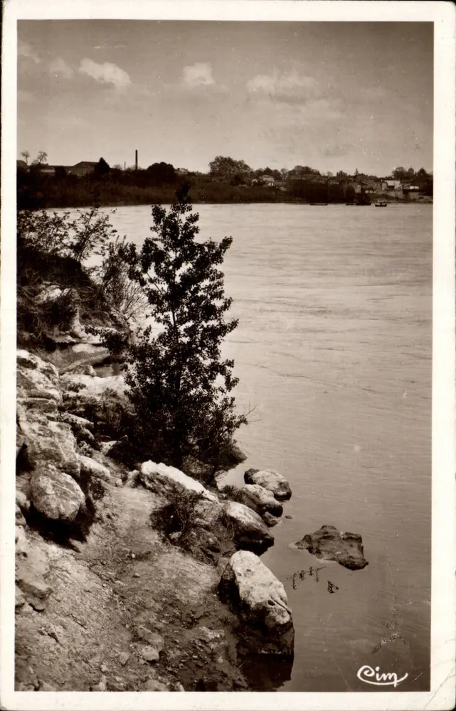 Marmande (L.-et-G.) — Die Garonne vom Grand Roc aus — Cim - Vorderseite