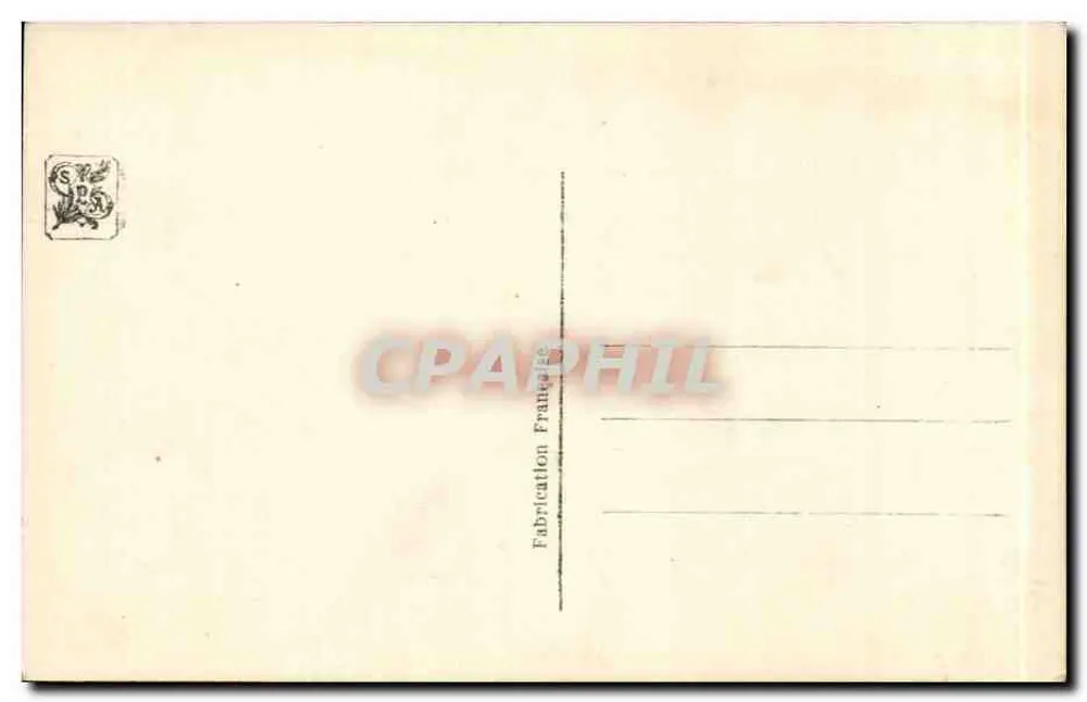 Dichter Wald — Weg zwischen Tannen — E. Isenbart, Paris Salon, Nr. 83 - Rückseite